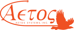 Backstage Sponsor Aetos Orange Logo